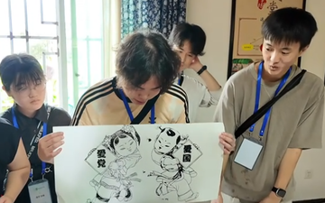 綿竹の年画体験（2025）